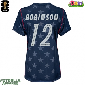 Förenta stater Miles Robinson #12 Bortatröja Kvinnor VM 2026 Kortärmad